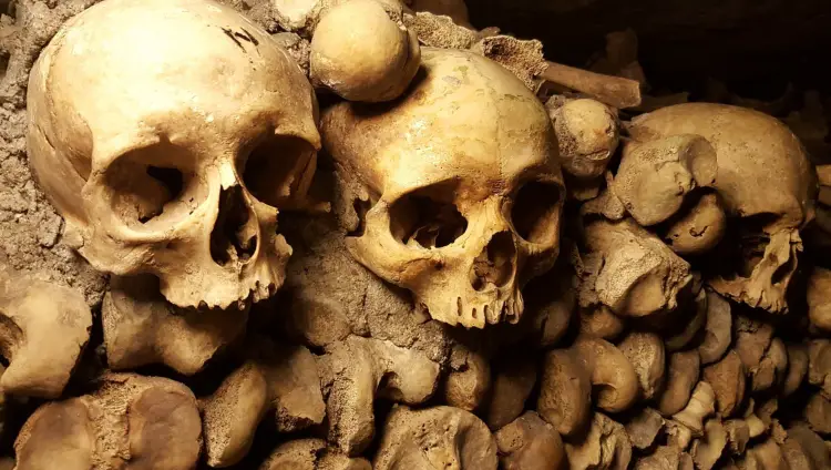 Catacombs in Paris' 14th arrondissment