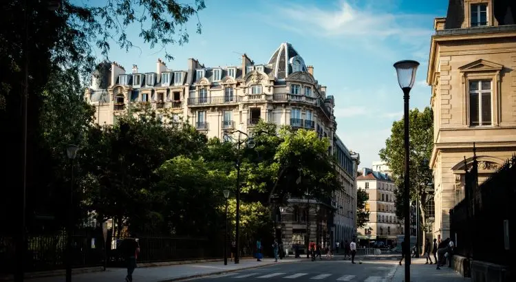 Residential streets in the 3rd arrondissement of Paris