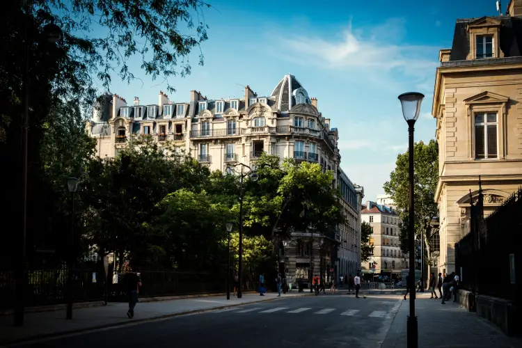 Residential streets in the 3rd arrondissement of Paris