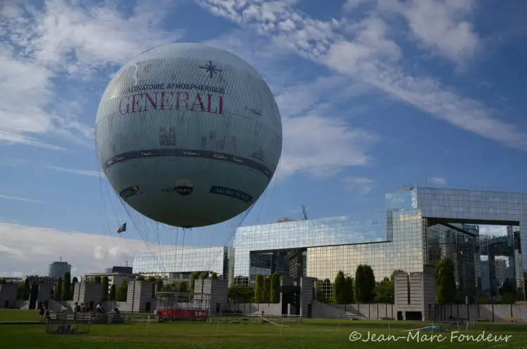 Balloon Generali, one of the more unusual attractions in Paris