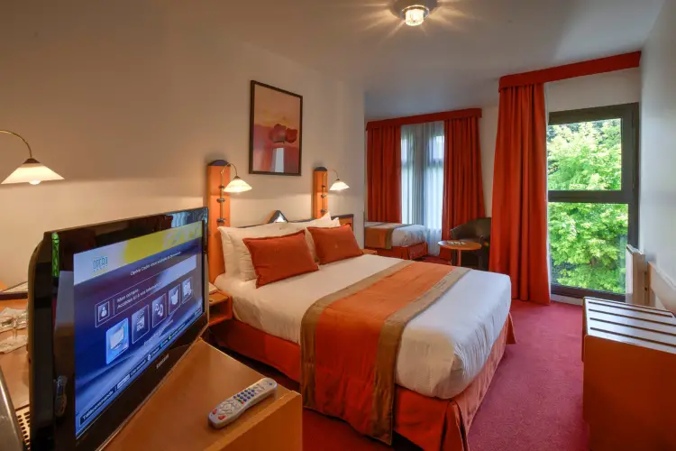 A family friendly room at the Hotel Opera Cadet in Paris.