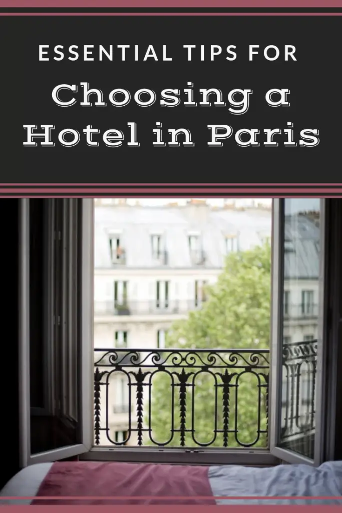 Tips for choosing a hotel in paris Pin