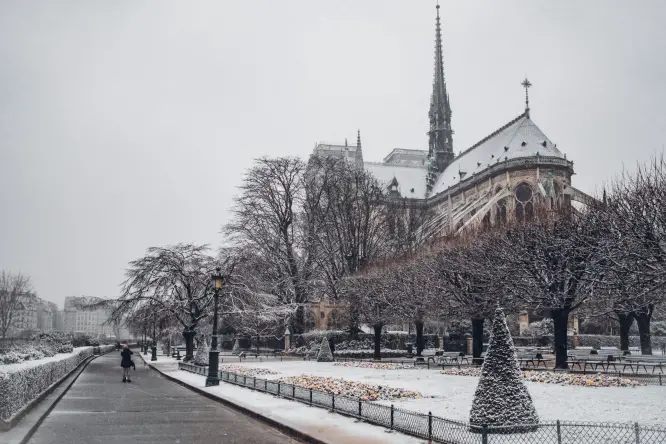 Winter, the least expensive time to visit Paris