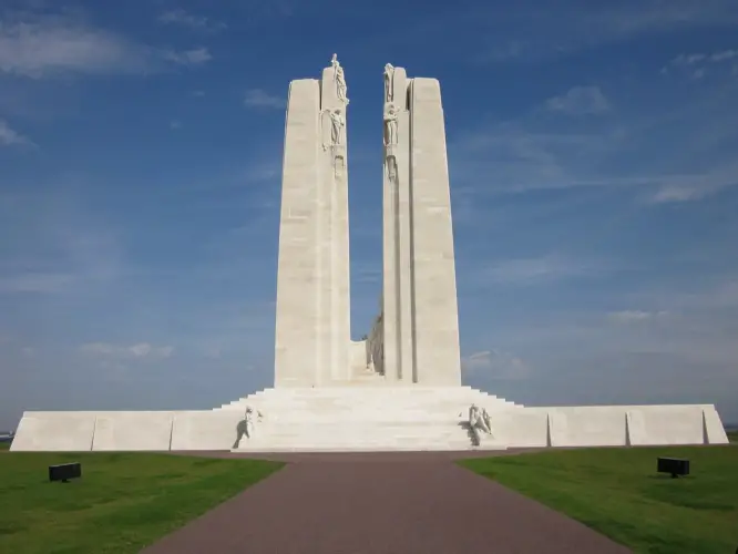 Many popular day trips from Paris include visiting This monument at Vimy ridge