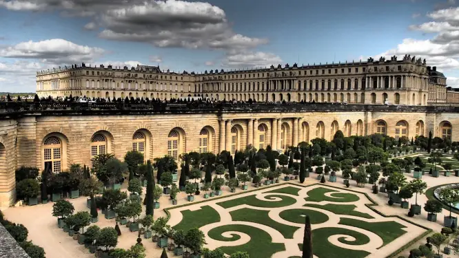 The Palace of Versailles, which is the most popular of all the day trips from Paris