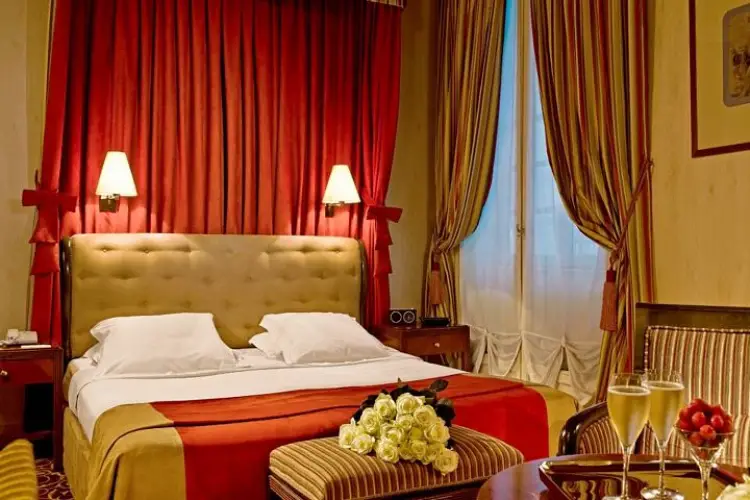 A room at the Hotel d’Aubusson