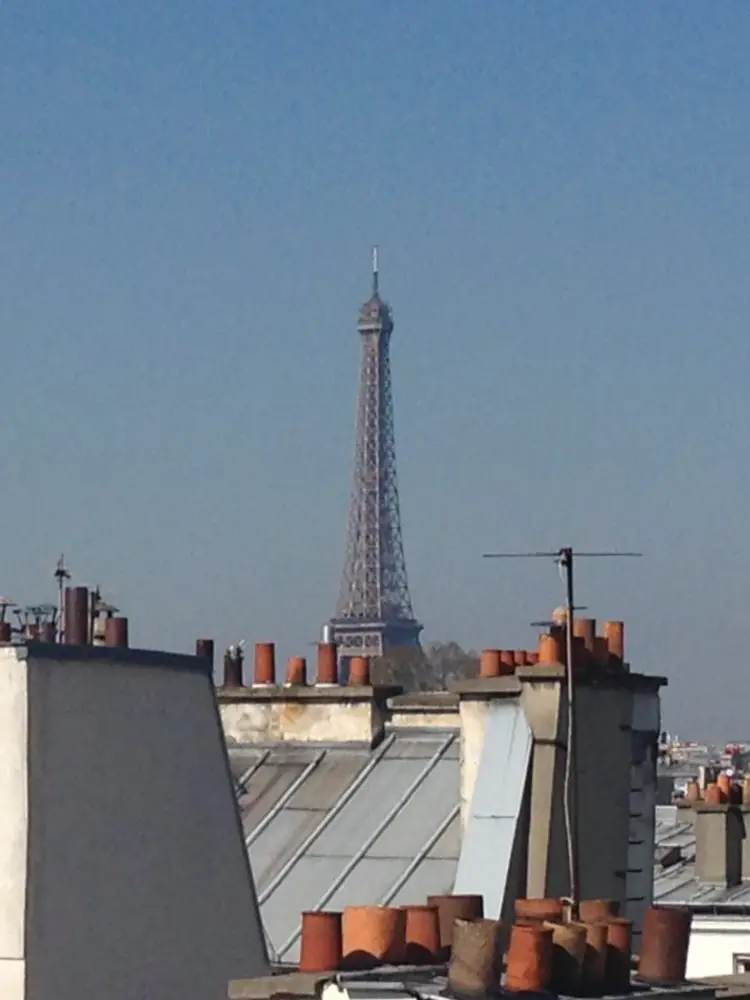 Eiffel Tower View from KK Hotel Cayré