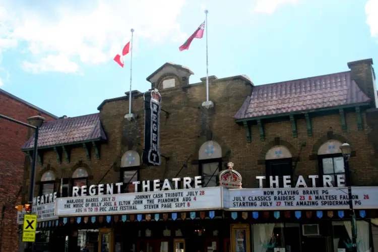 The Regent Theatre in Picton, Ontario