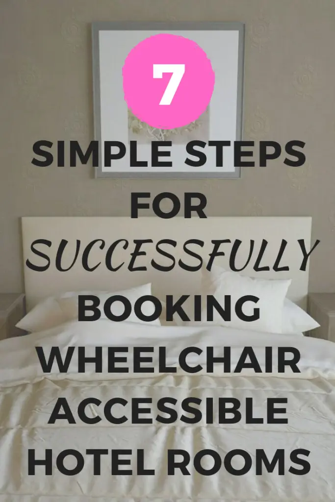 Booking Wheelchair Accessible Hotels pin