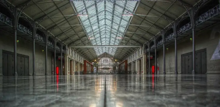 Le Centquatre, where admission is free for kids when accompanied by an adult