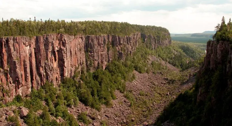 Ouimet Canyon, one of the most unique places to visit in Ontario