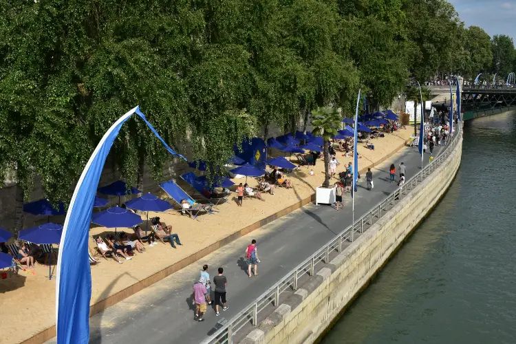 Paris Plages, a great summertime attraction for toddlers