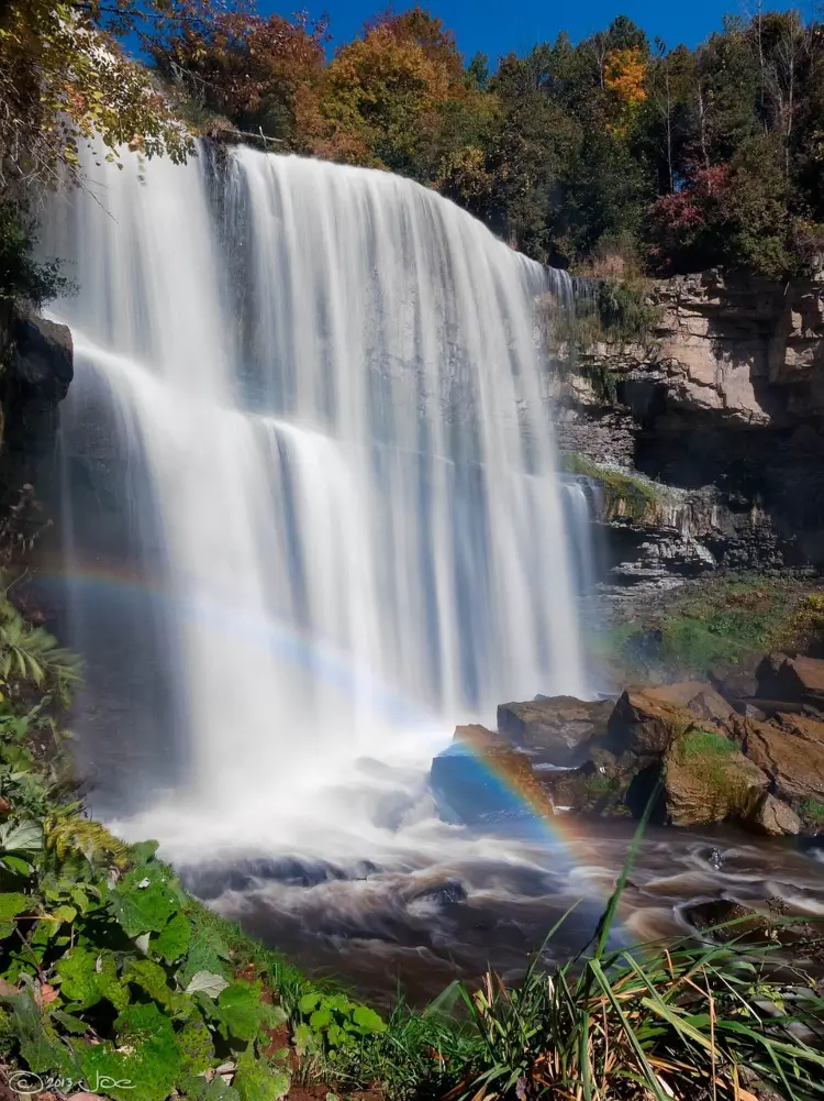 Websters Falls, one of the most unique destinations in Ontario