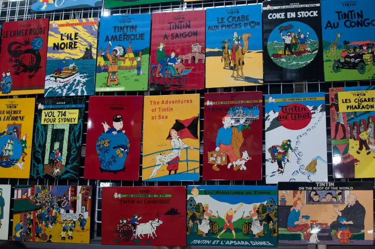 Tintin souvenirs from Paris