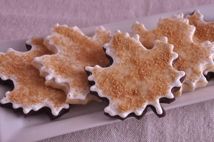 Maple cookie, a popular treat at the Quinte Area maple sugar bushes