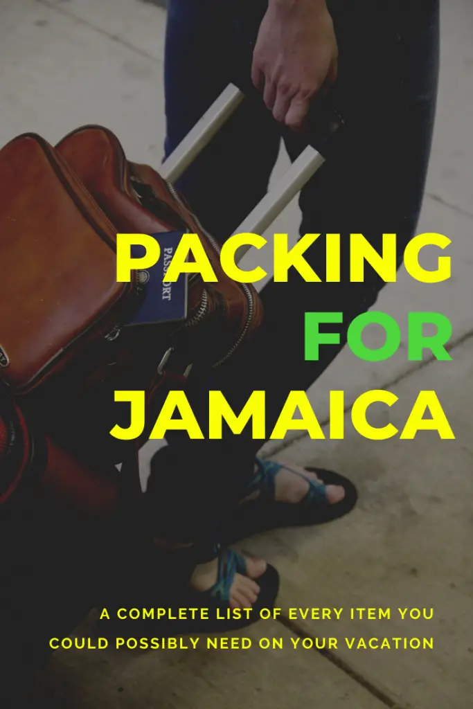 Packing List Jamaica 
