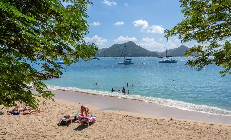 Pigeon Island Beach -  things to do in St. Lucia