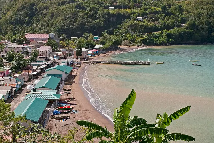 Anse la Raye, a fishing village we visited on our Island Expo Tour with Real St Lucia Tours - tour review