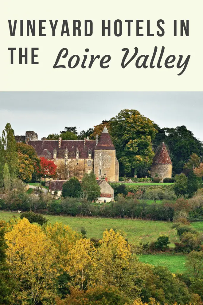 Vineyard Accommodations in the Loire Valley pin