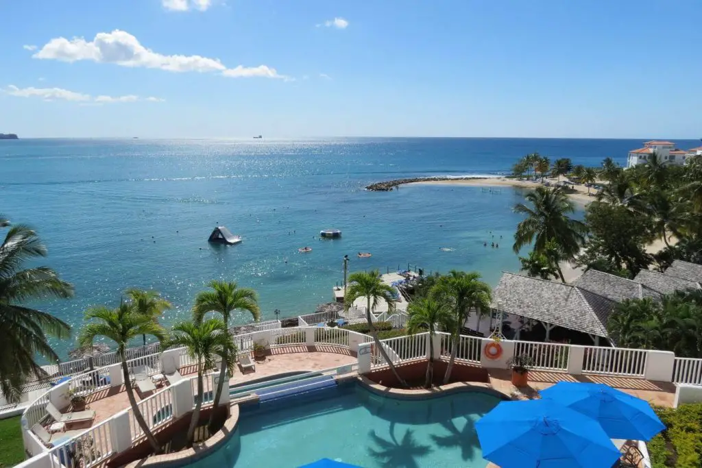 windjammer landing review st lucia view from room