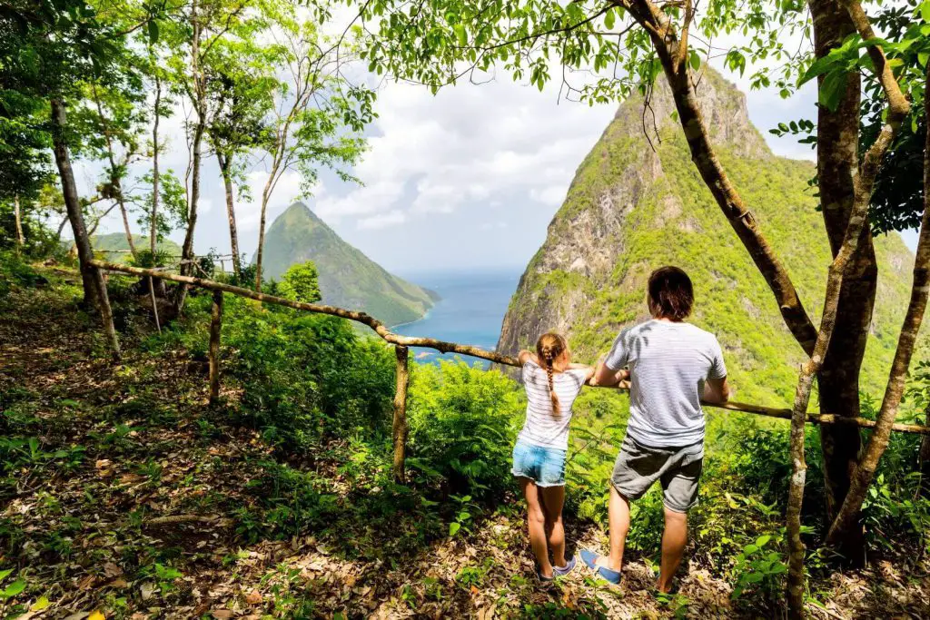 things to do st lucia tet paul nature trail