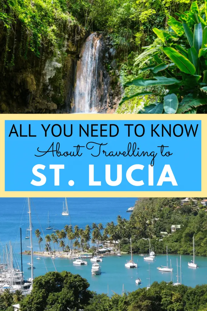Travel Guide to St. Lucia pin
