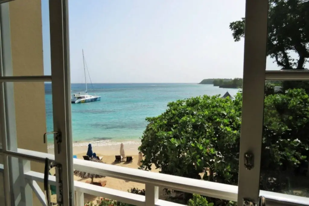 The view from our room at Sandals Royal Plantation Resort Jamaica
