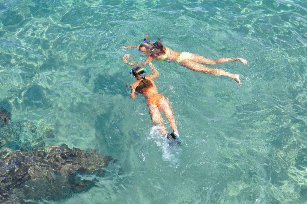 Snorkelling is a fun thing to do off the coast of Negril
