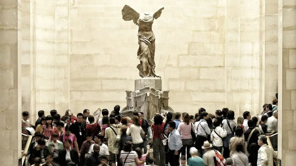 Visiting the Louvre, a common item on most tourist's Paris Bucket List 
