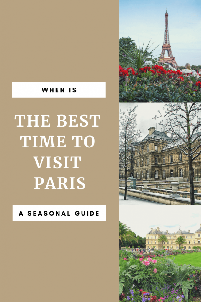 best time to visit paris pin