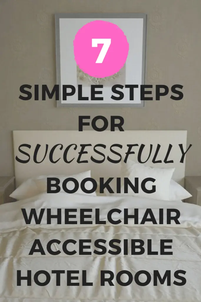 Booking Wheelchair Accessible Hotel Rooms Pin