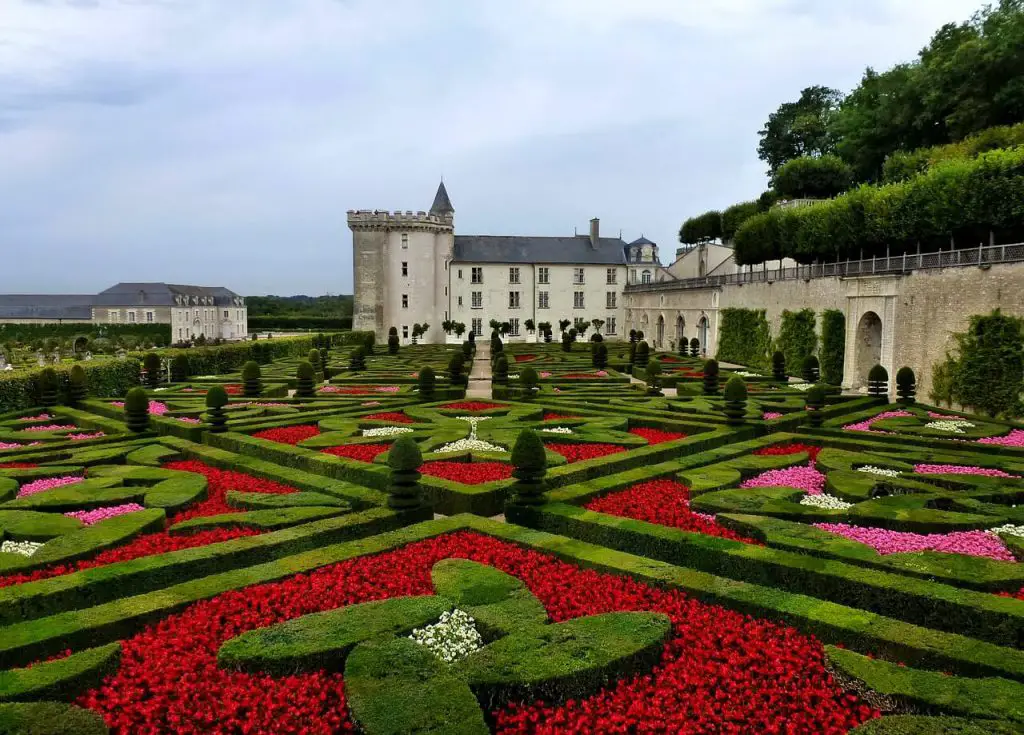 Chateau de Villandry gardens, a must-see chateaux of the Loire valley