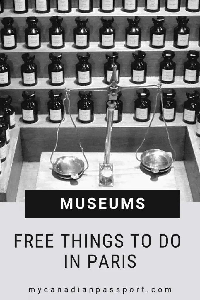 Free Things to Do in Paris Museums Pin