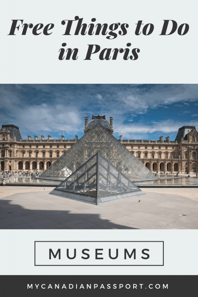 Free Things to Do in Paris Museums Pin