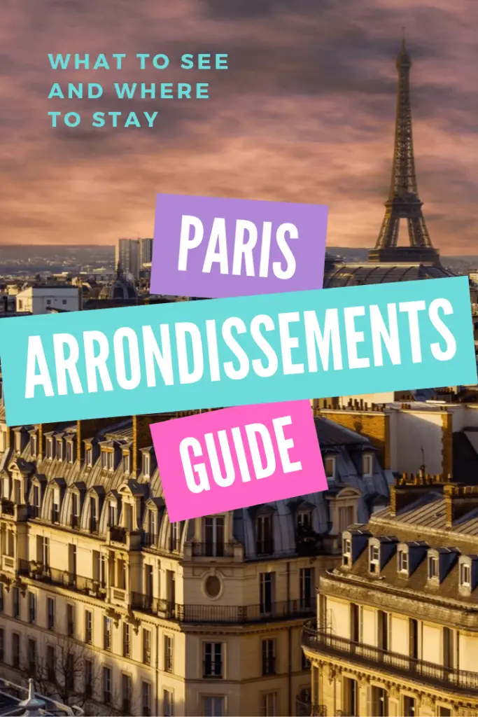 The Arrondissements of Paris Pin
