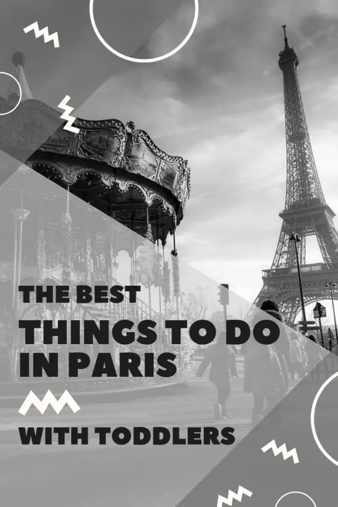 Things to do in Paris with toddlers Pin