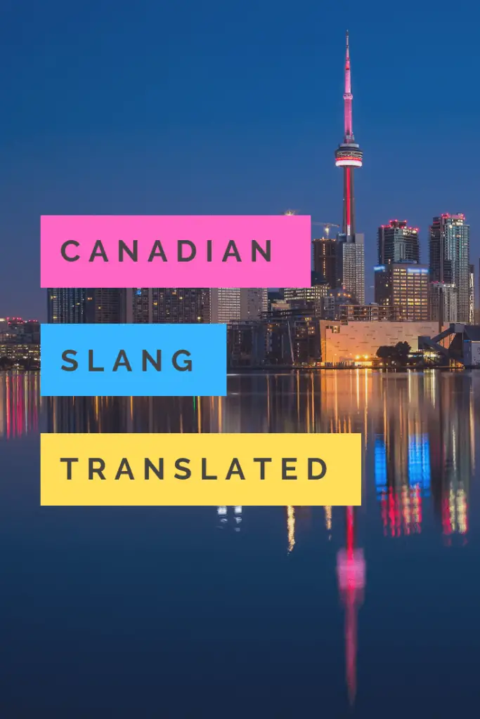 Common Canadian Slang Words pin