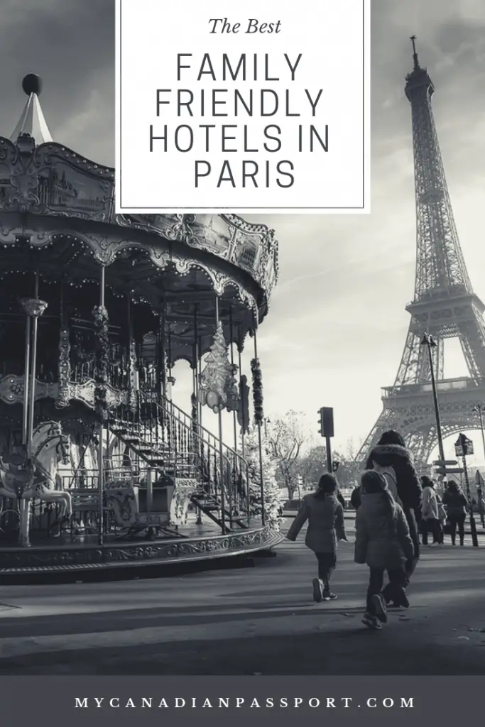 Family Friendly Hotels in Paris Pin