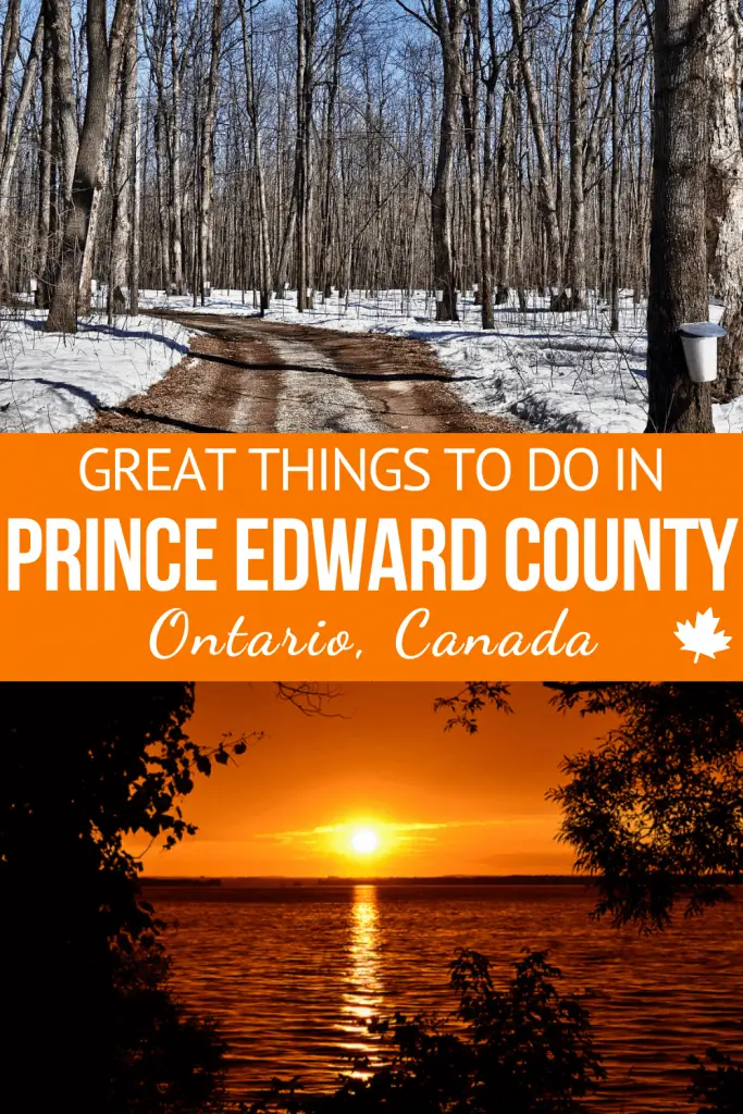 Things to Do in Prince Edward County pin
