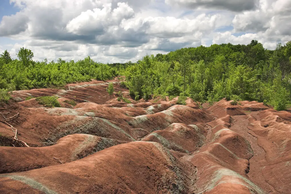 unique places to visit in ontario Cheltenham Badlands by Gary J. Wood on Flickr