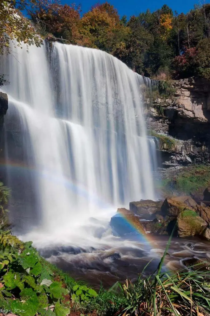 unique places to visit in ontario websters falls