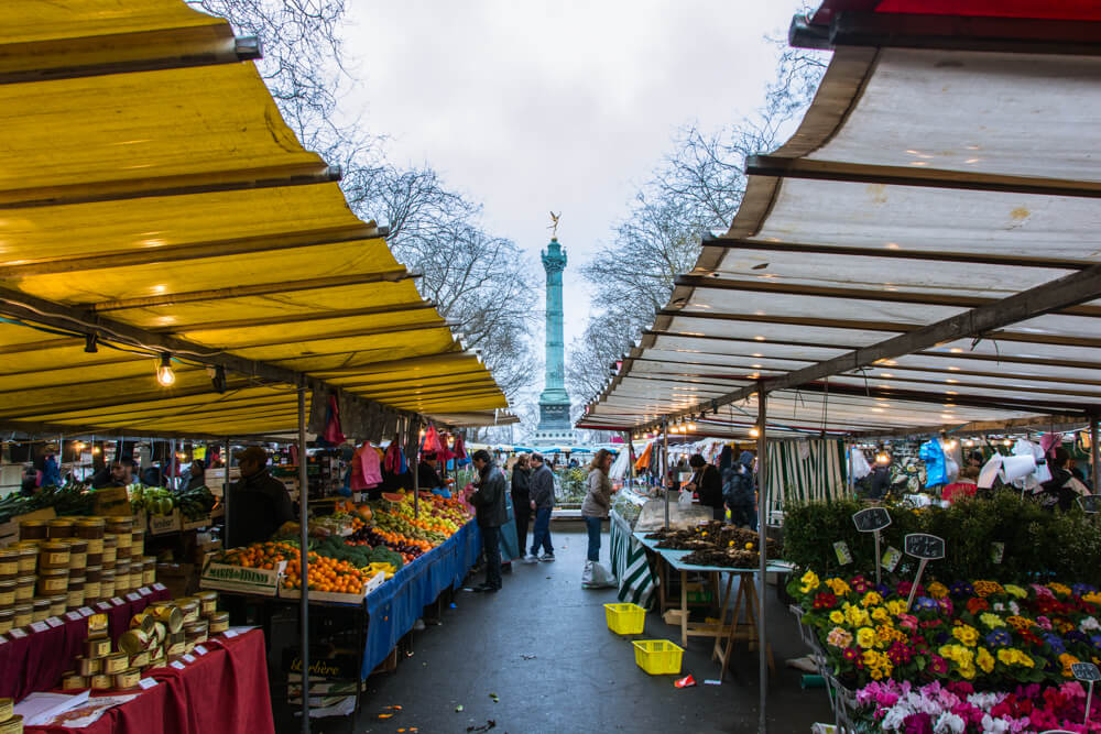 best food markets in paris marche bastille