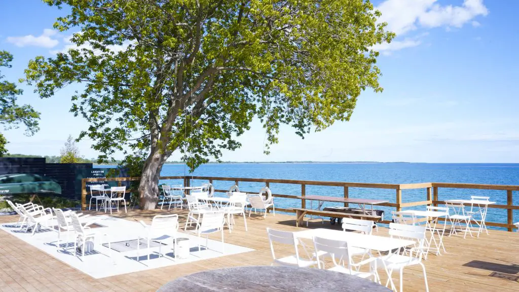 prince edward county restaurants on the water lakeside