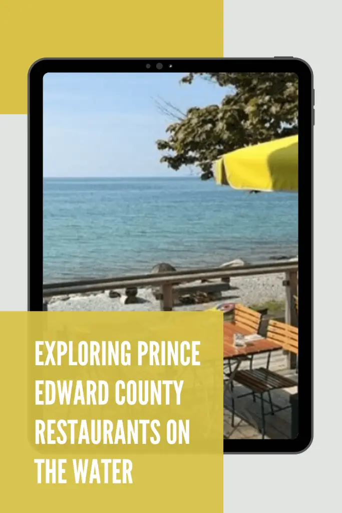 Prince Edward County Restaurants on the Water Pin