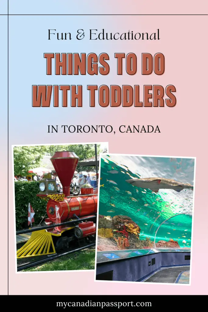 Things to do with Toddlers in Toronto pin 2