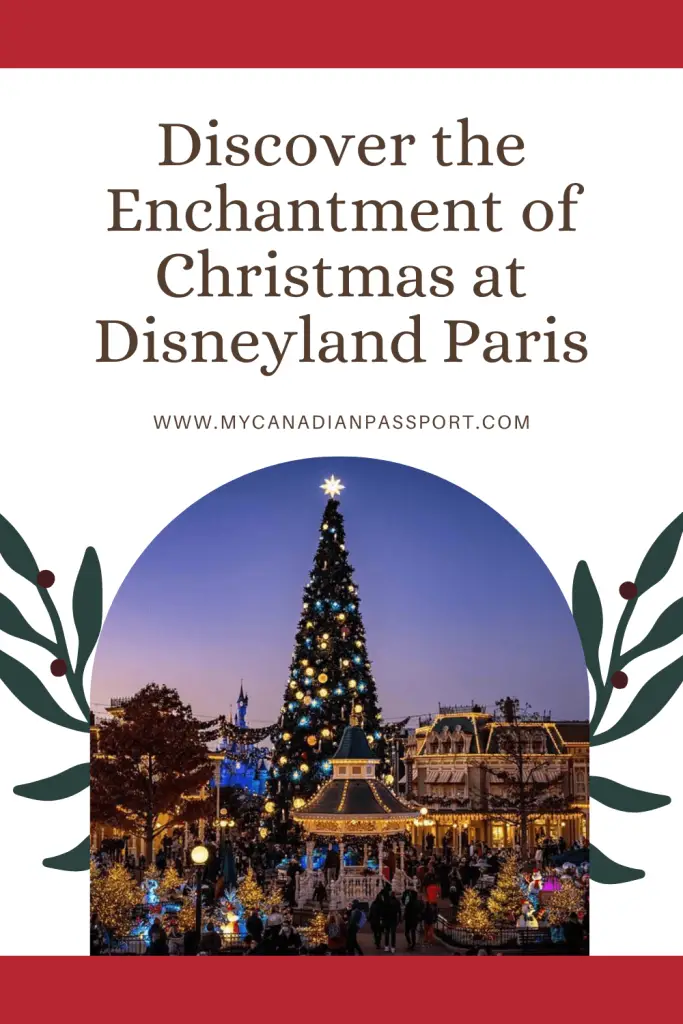 Christmas at Disneyland Paris Pin