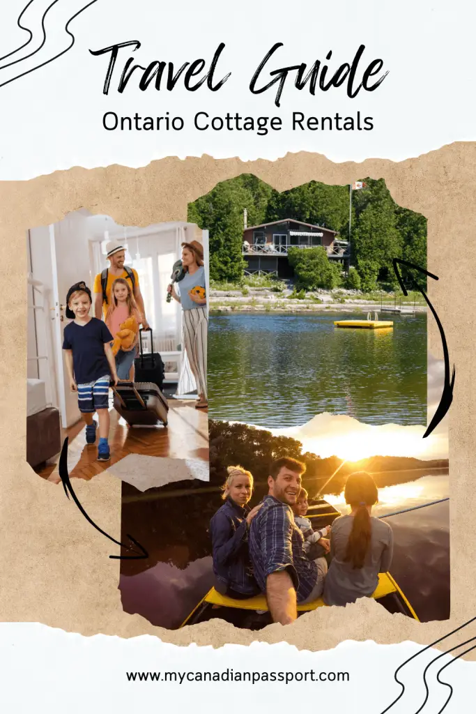 Ontario cottage rentals pin