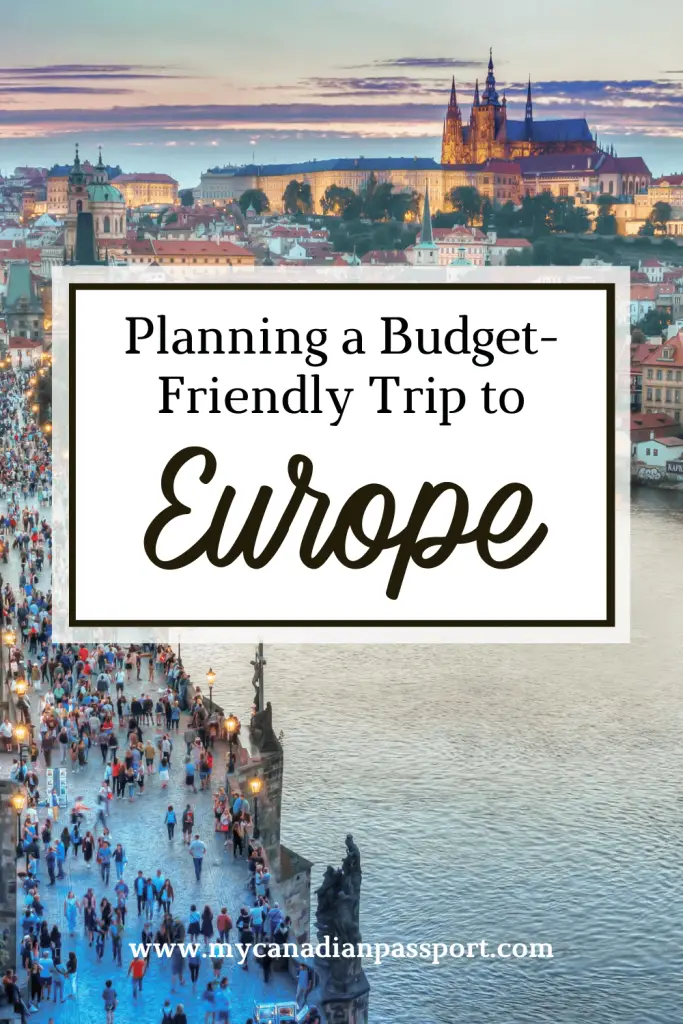 Planning a Budget-Friendly Trip to Europe Pin