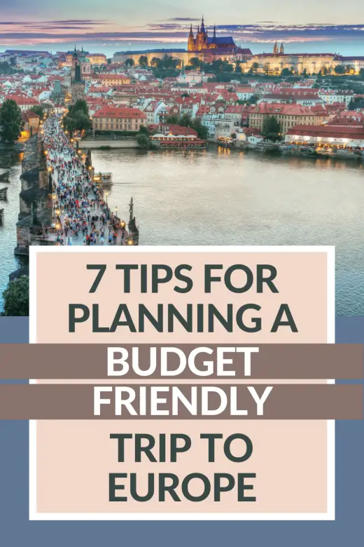 europe trip in budget